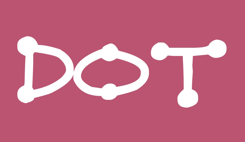 Dot Stick Doodles font big