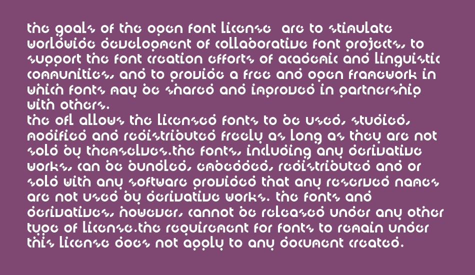 DotLirium font 1