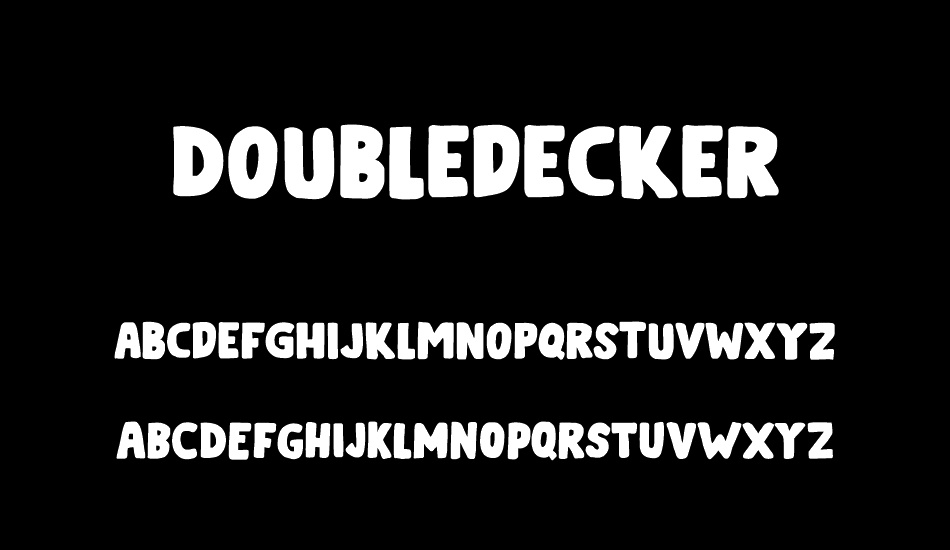 Doubledecker DEMO font