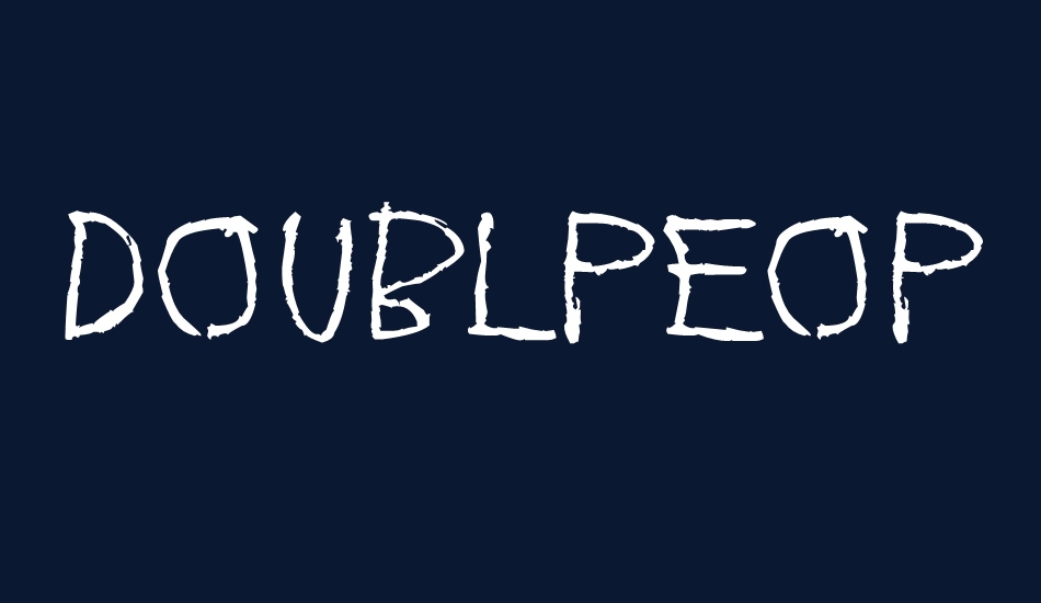 Doublpeopl font big