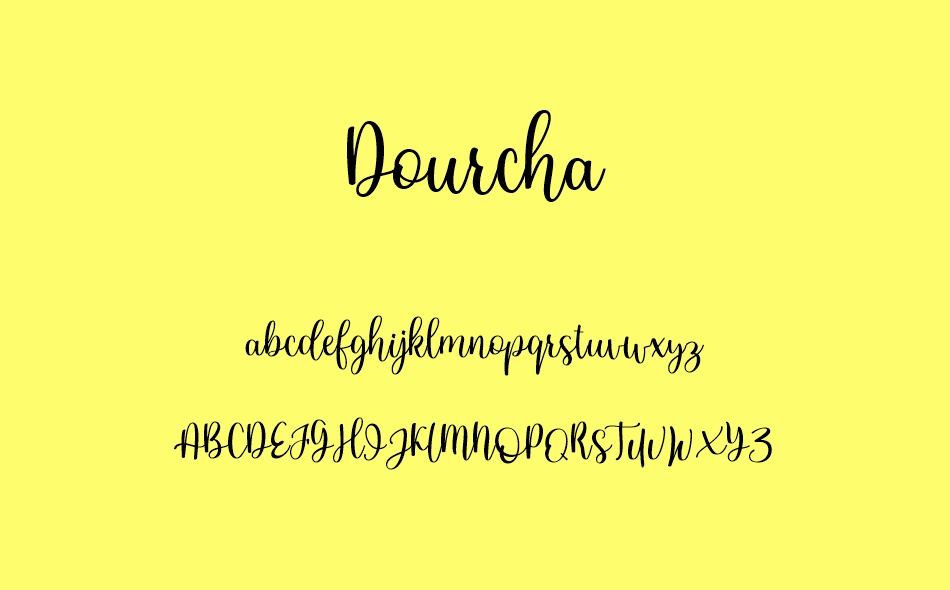 Dourcha font