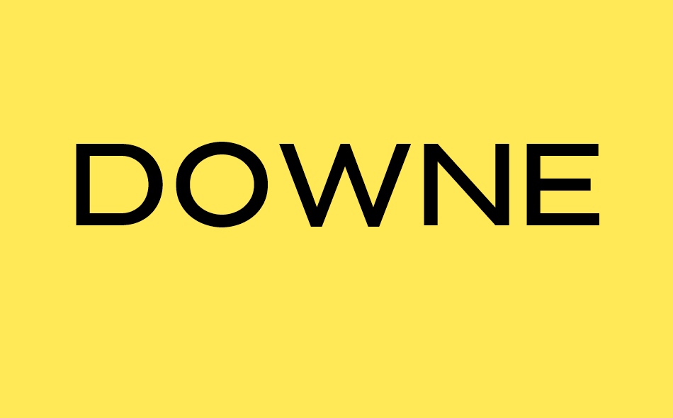 Downey font big