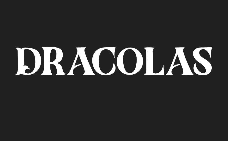 Dracolas font big