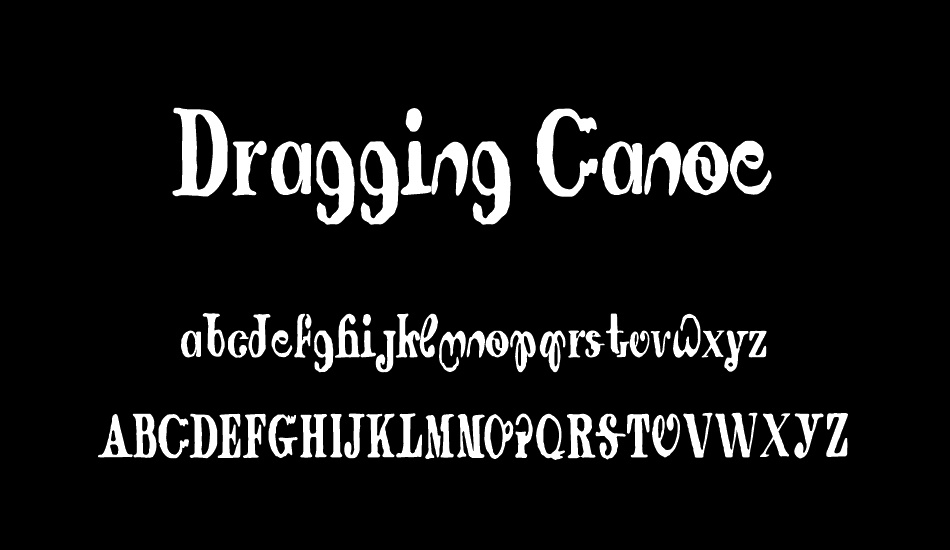 Dragging Canoe font