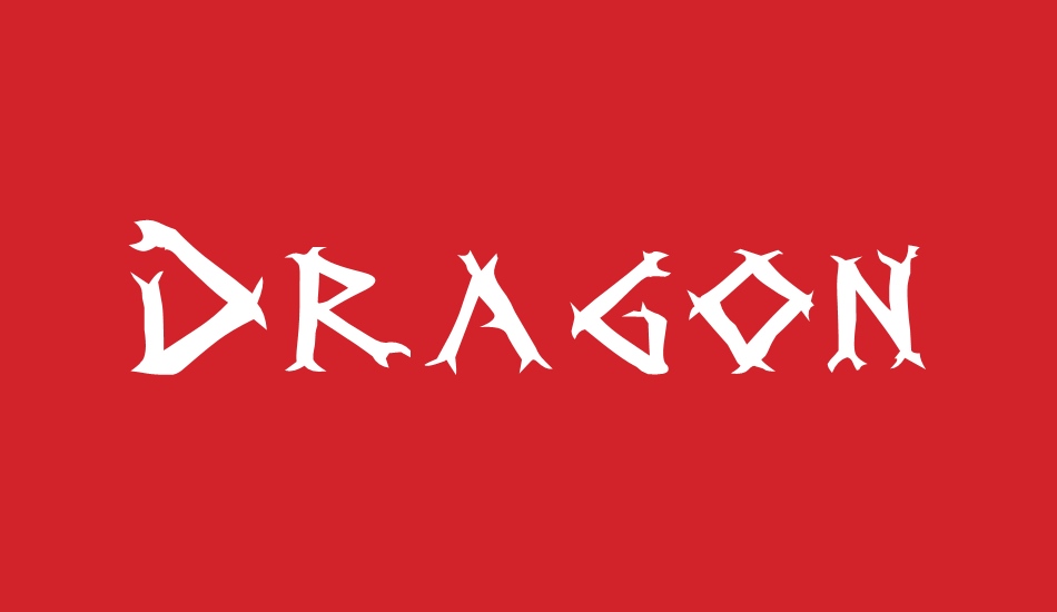 Dragon Order font big
