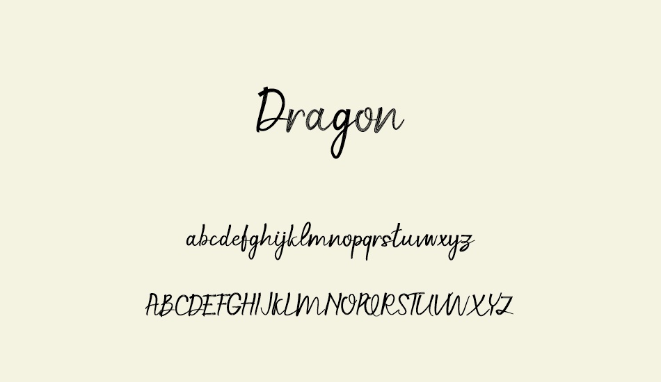 dragon font