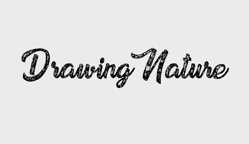 drawing-nature-personal-use font big