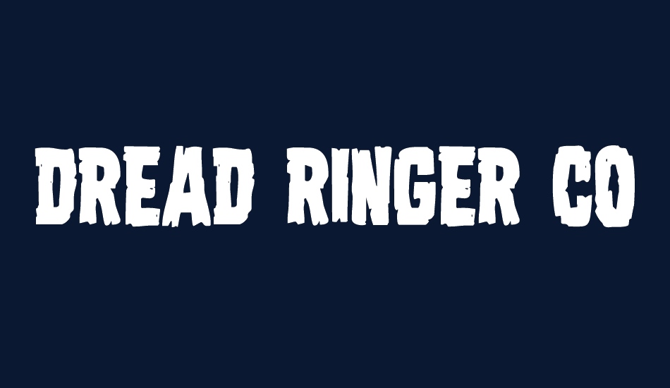 Dread Ringer Condensed font big