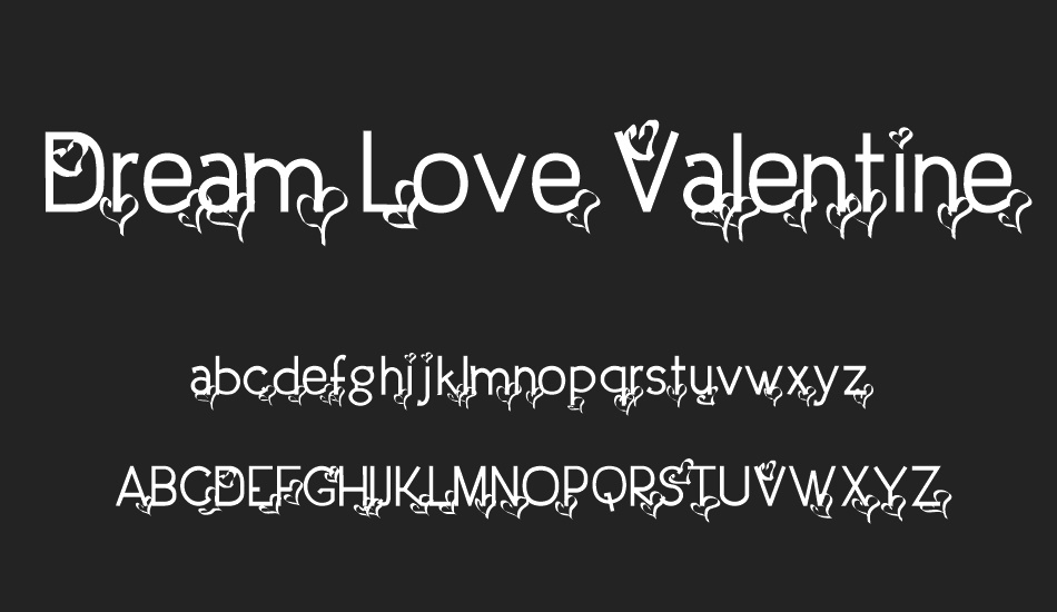 Dream Love Valentine font
