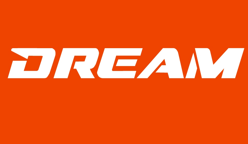 Dream MMA font big