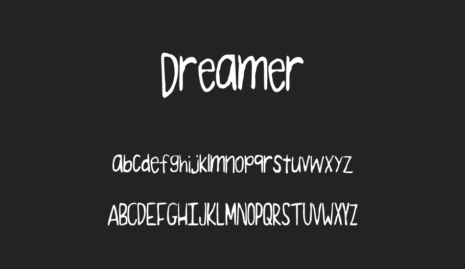 Dreamer font