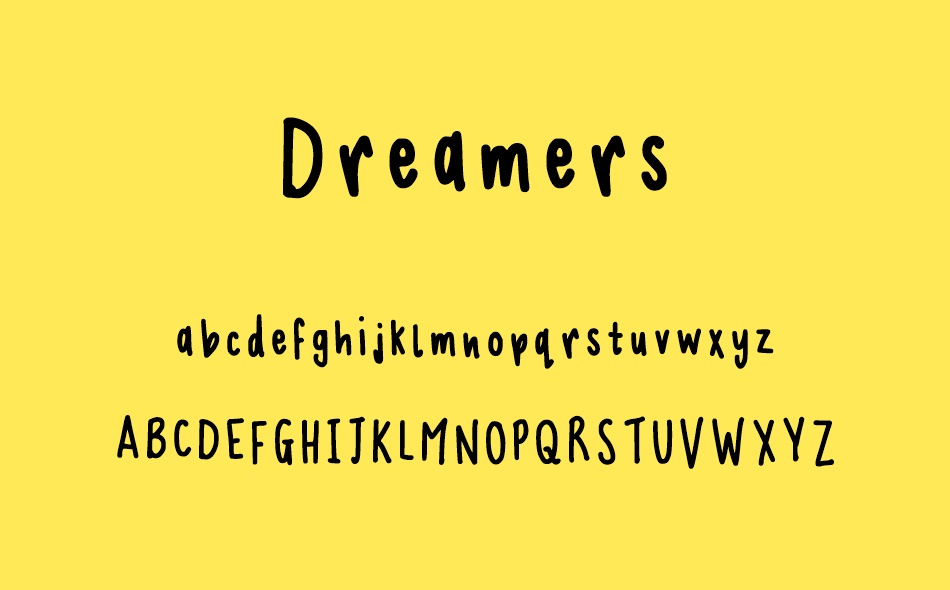 Dreamers font
