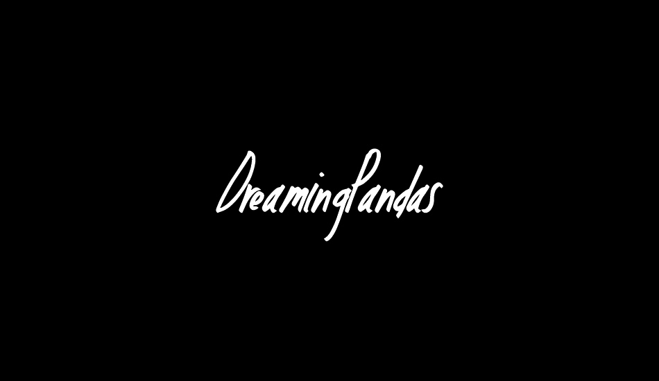 DreamingPandas font big