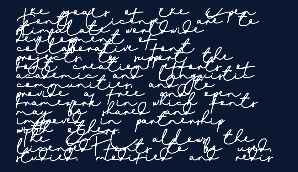DreamOnly font 1
