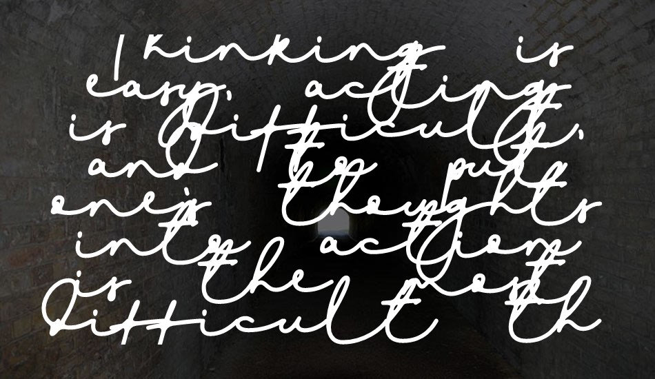 DreamOnly font text