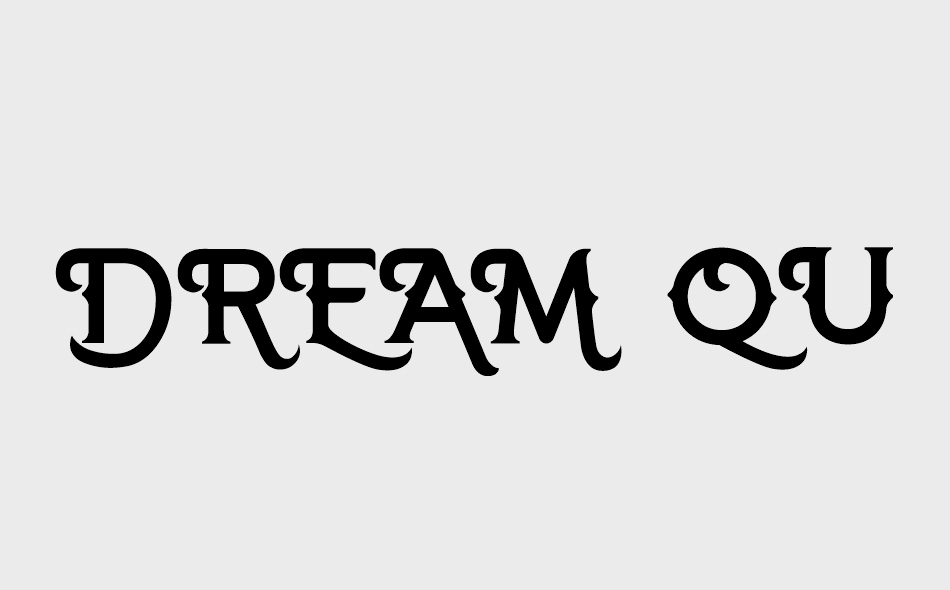 Dream Quacker font big
