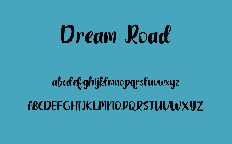 Dream Road font