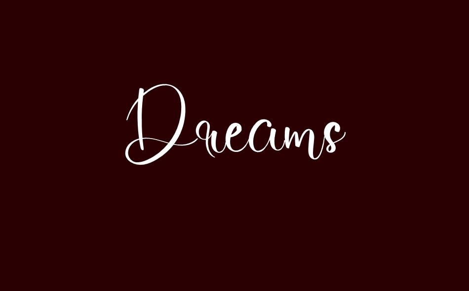 Dreams font big