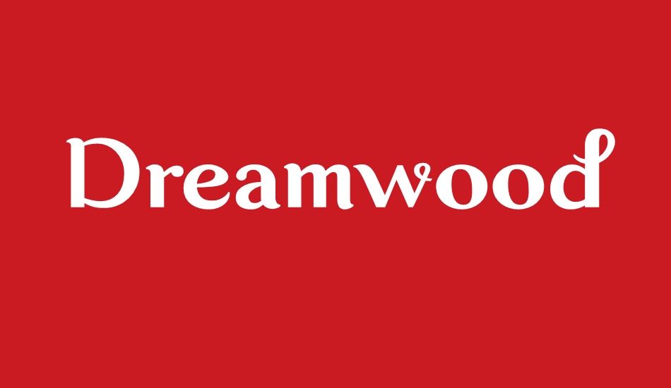 Dreamwood DEMO font big