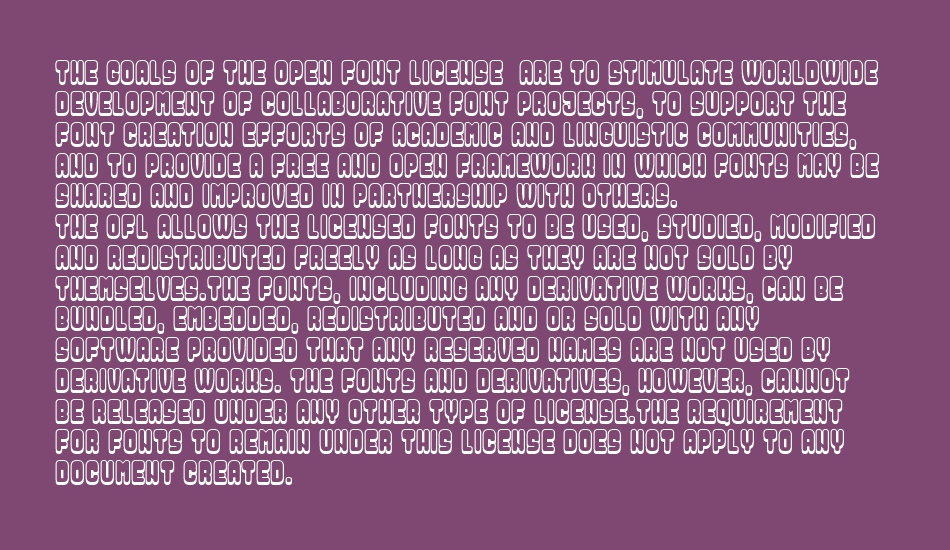 Dressed font 1