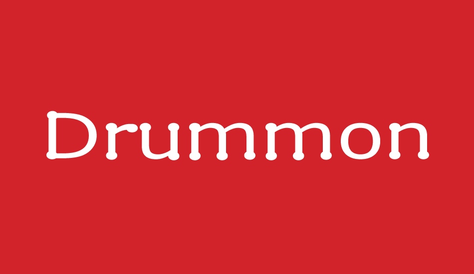 Drummon font big