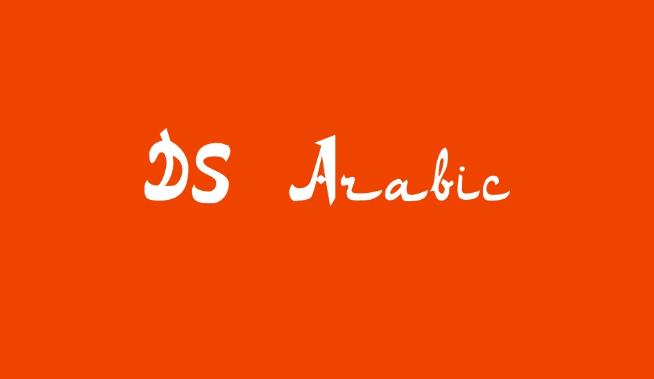 DS Arabic font big