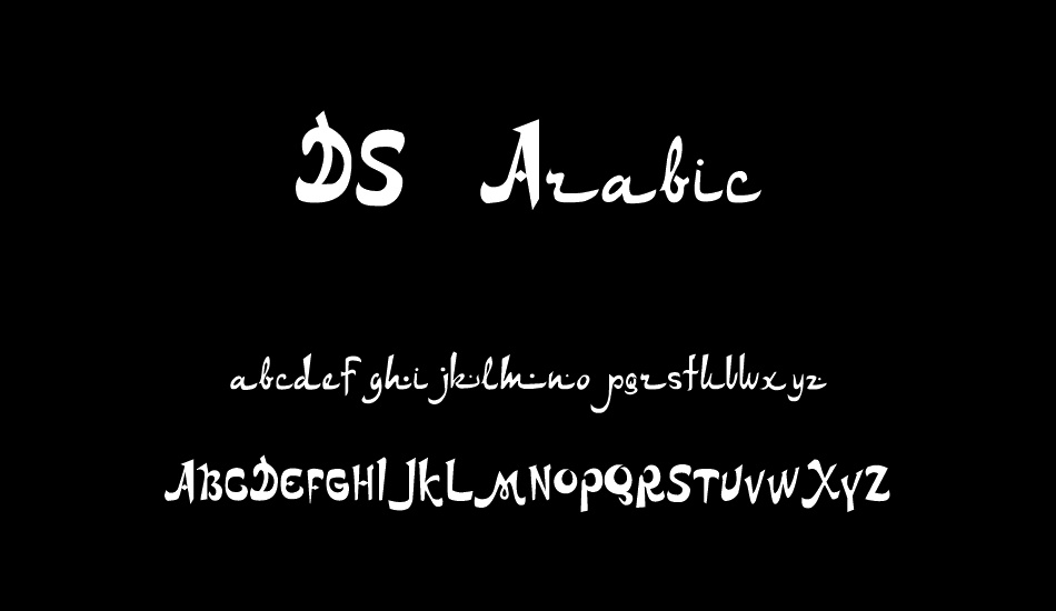 DS Arabic font