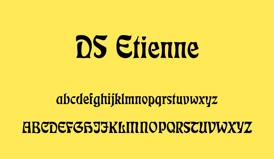 ds-etienne font