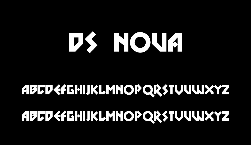 DS Nova font