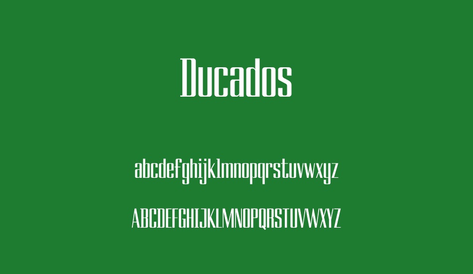 Ducados font