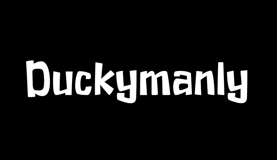 Duckymanly Demo font big