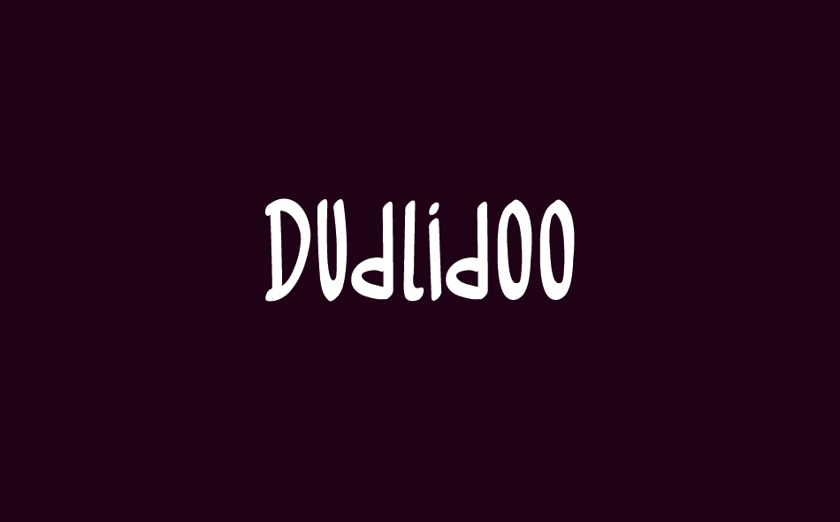 Dudlidoo font big