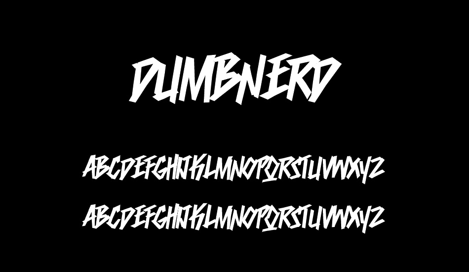 Dumbnerd font