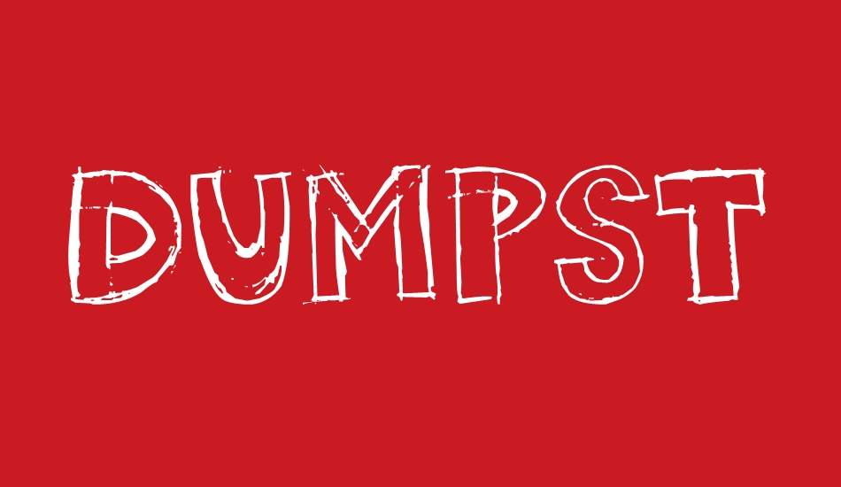 Dumpster Diver font big