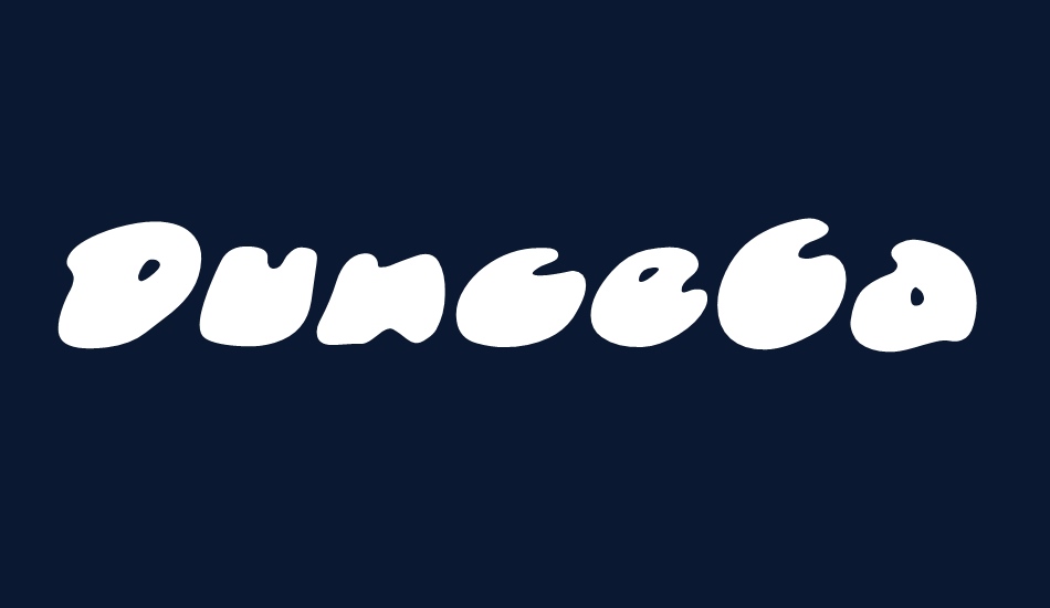 DunceCap BB font big