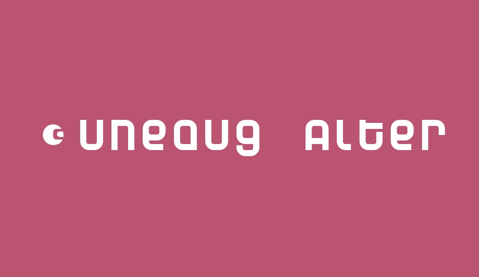 Dunebug Alternates font big