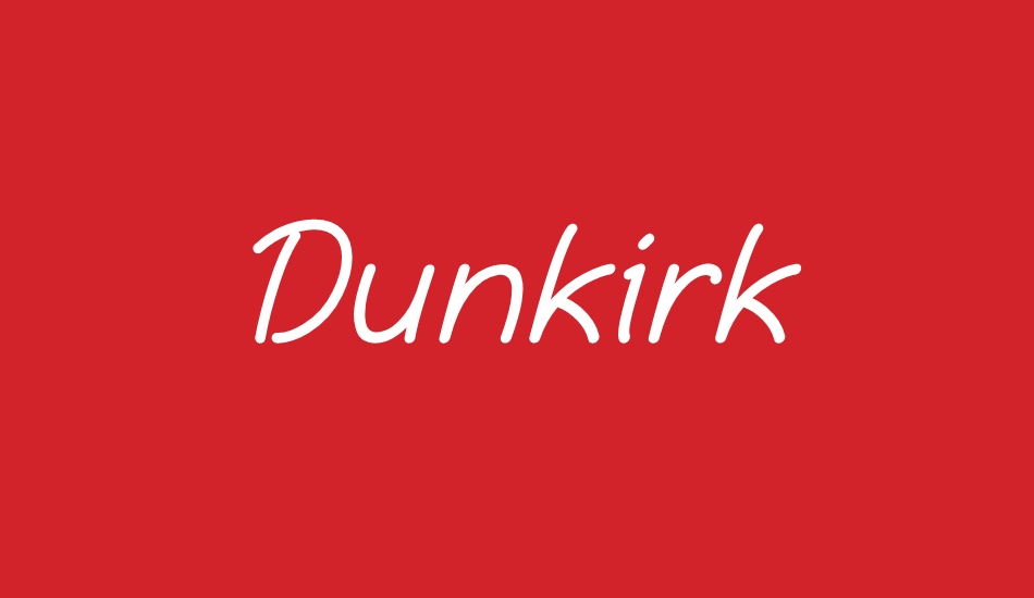 Dunkirk font big
