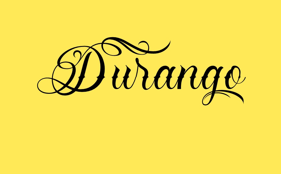 Durango font big