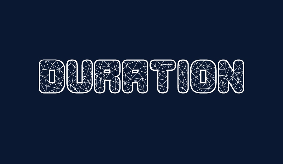 Duration font big