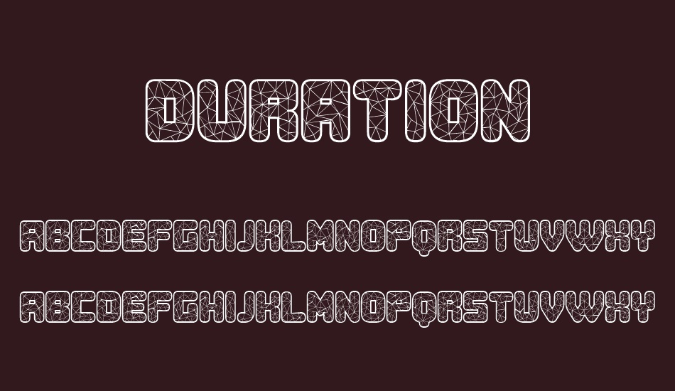 Duration font