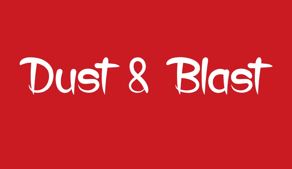 Dust & Blast font big