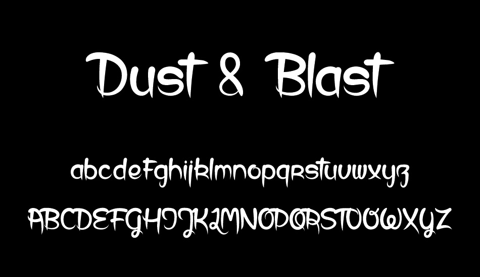 Dust & Blast font