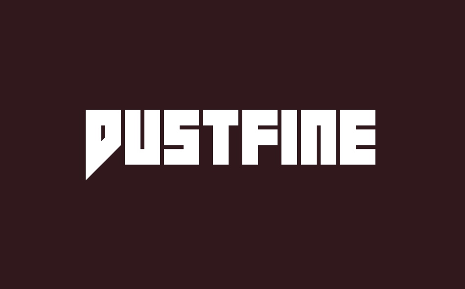 Dustfine font big