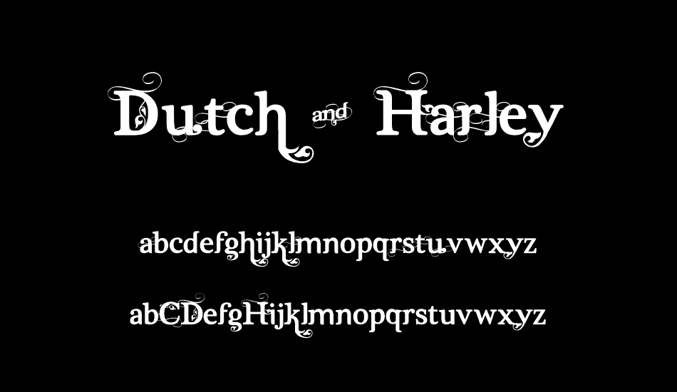 Dutch & Harley font