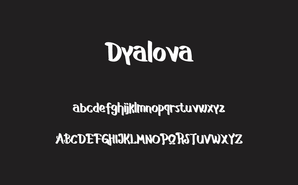 Dyalova font