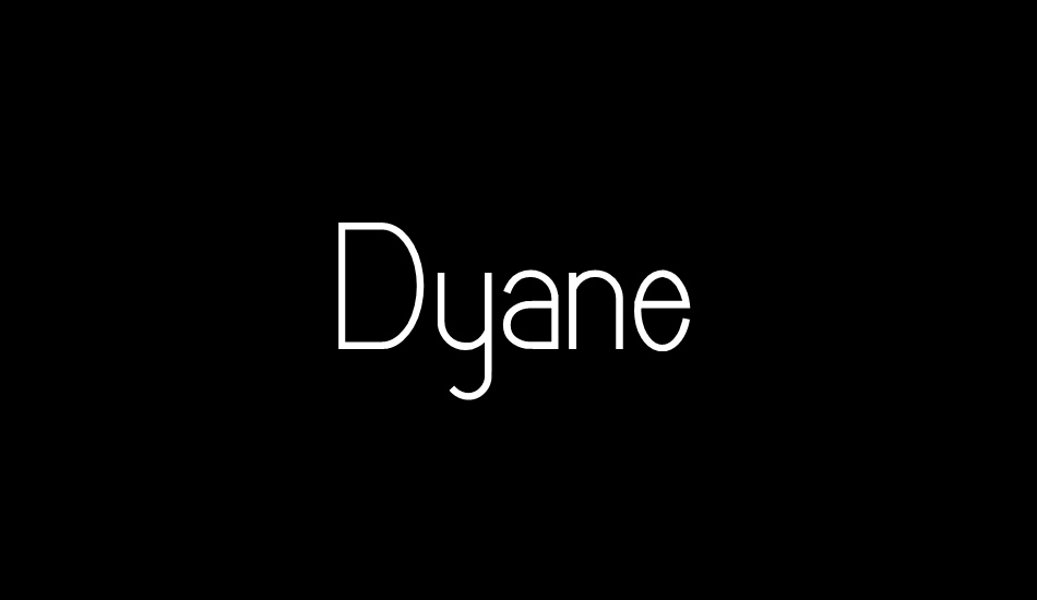 Dyane font big