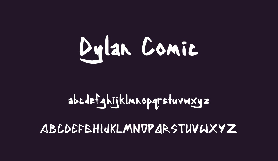 Dylan Comic font