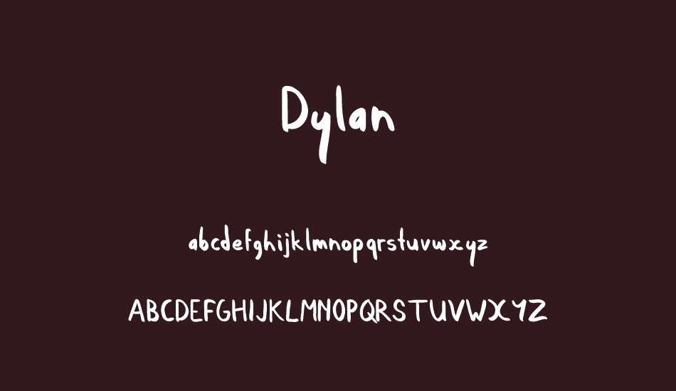 Dylan font