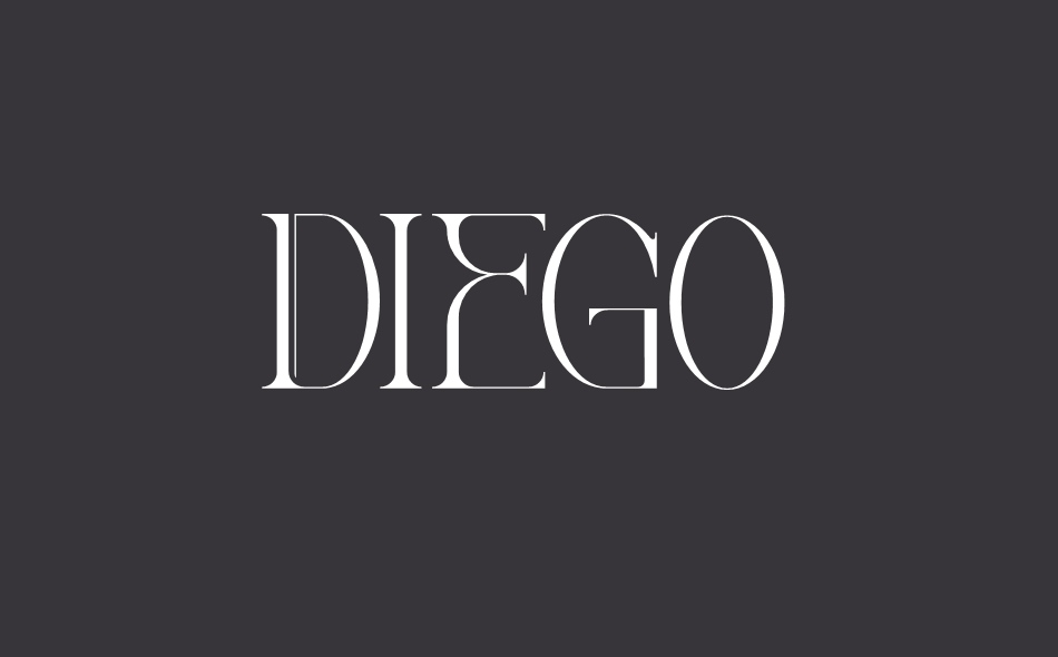 Diego font big