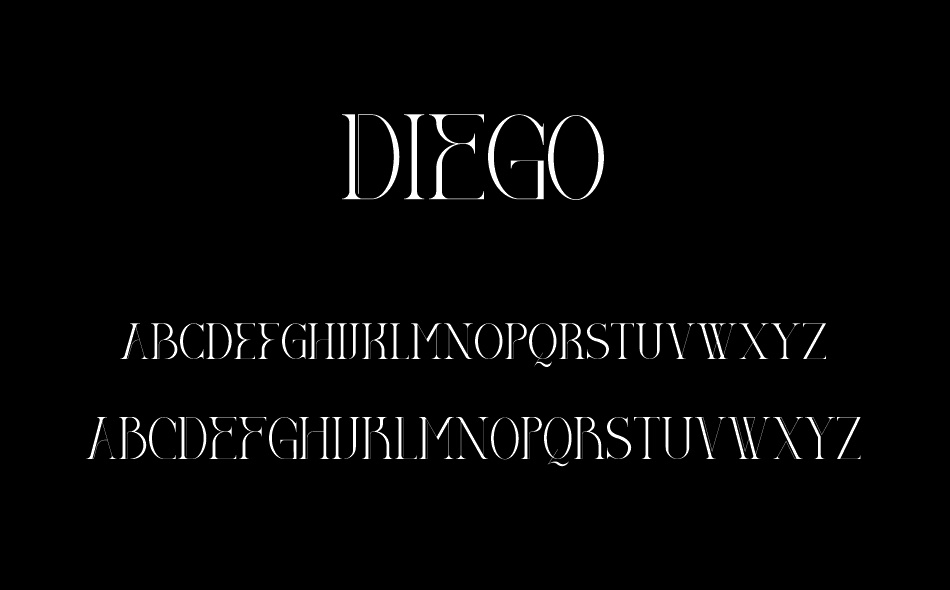 Diego font
